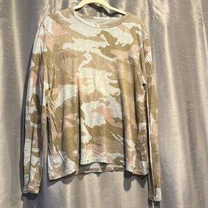 Zadig & Voltaire camouflage long sleeve t-shirt size small